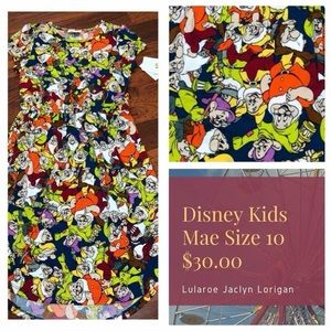 Lularoe Disney Kids Mae Dress